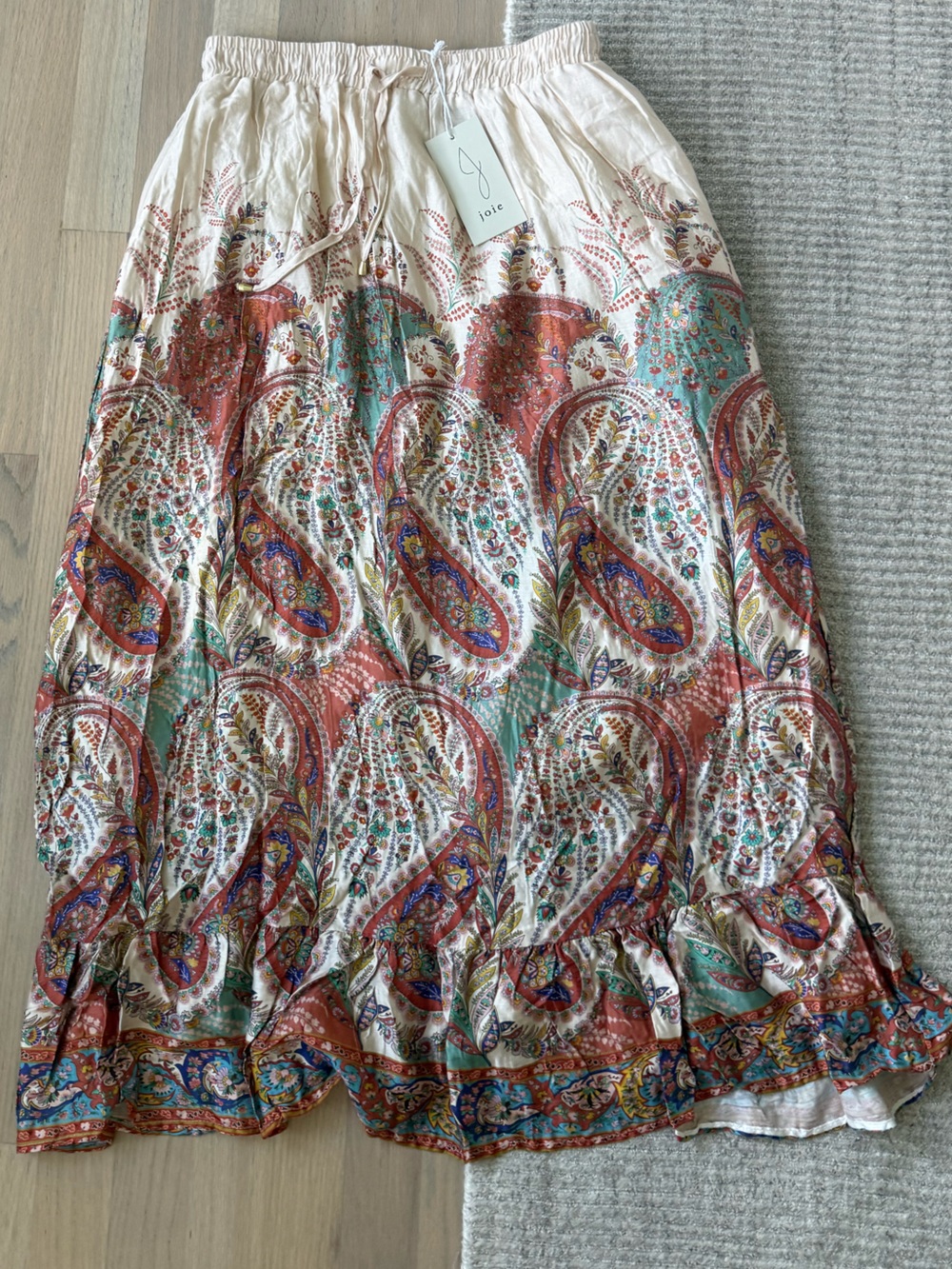 Joie NWT Paisley Maxi Skirt